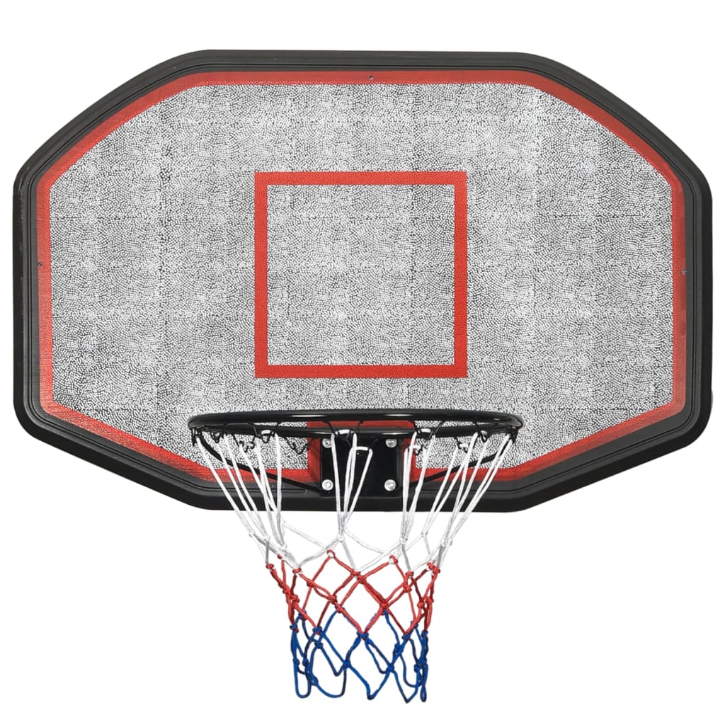 vidaXL Basketball Backboard Black 109x71x3 cm Polyethene