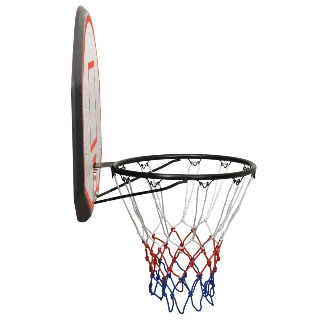 vidaXL Basketball Backboard Black 90x60x2 cm Polyethene