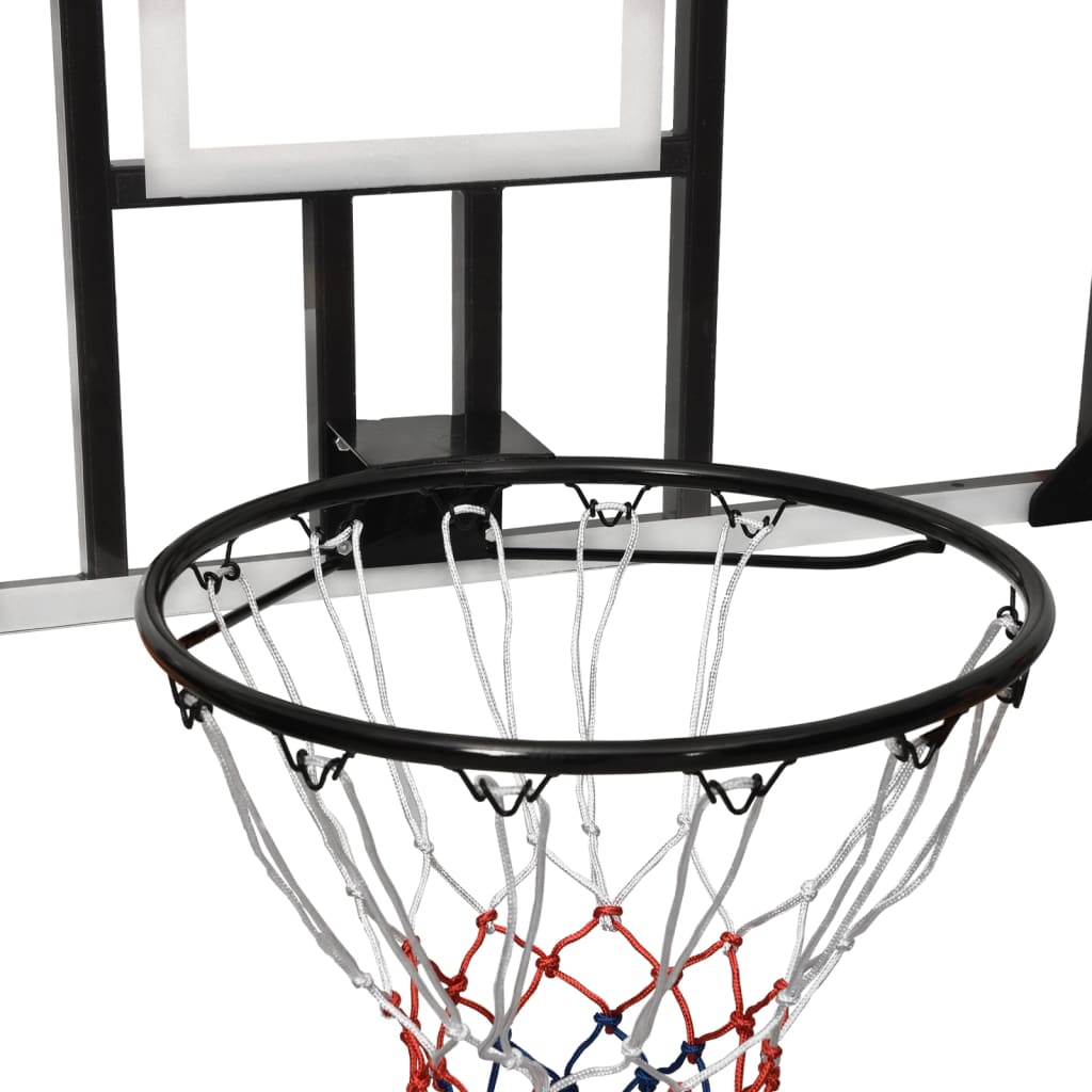 vidaXL Basketball Backboard Transparent 106x69x3 cm Polycarbonate