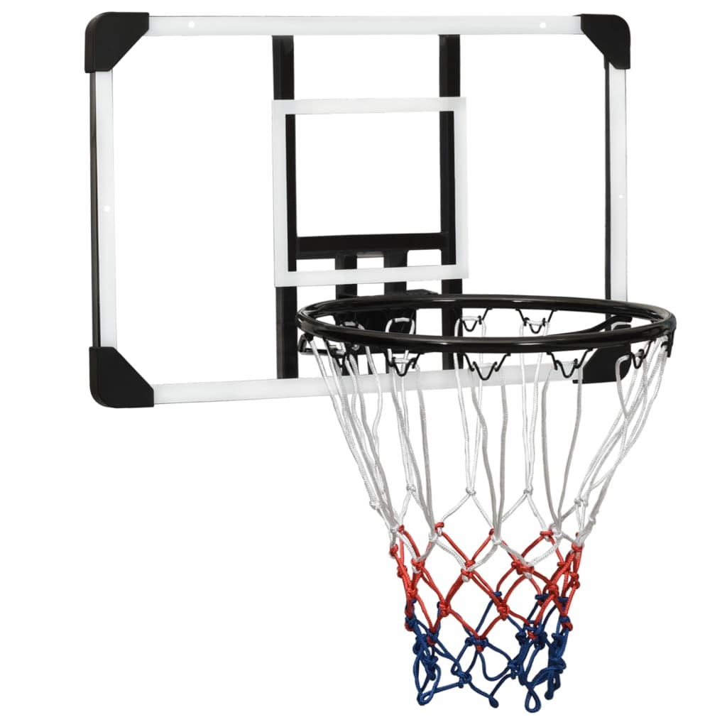 vidaXL Basketball Backboard Transparent 71x45x2.5 cm Polycarbonate