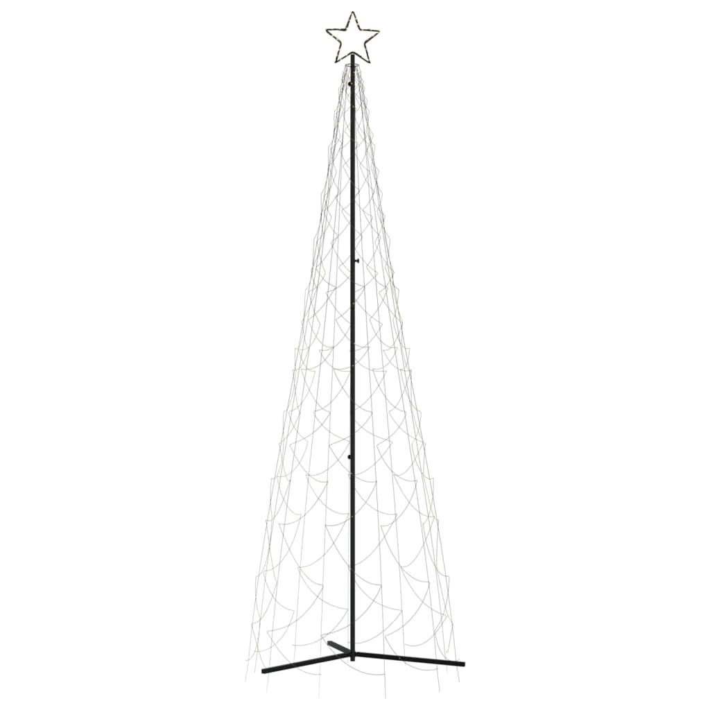 vidaXL Christmas Cone Tree Warm White 500 LEDs 100x300 cm