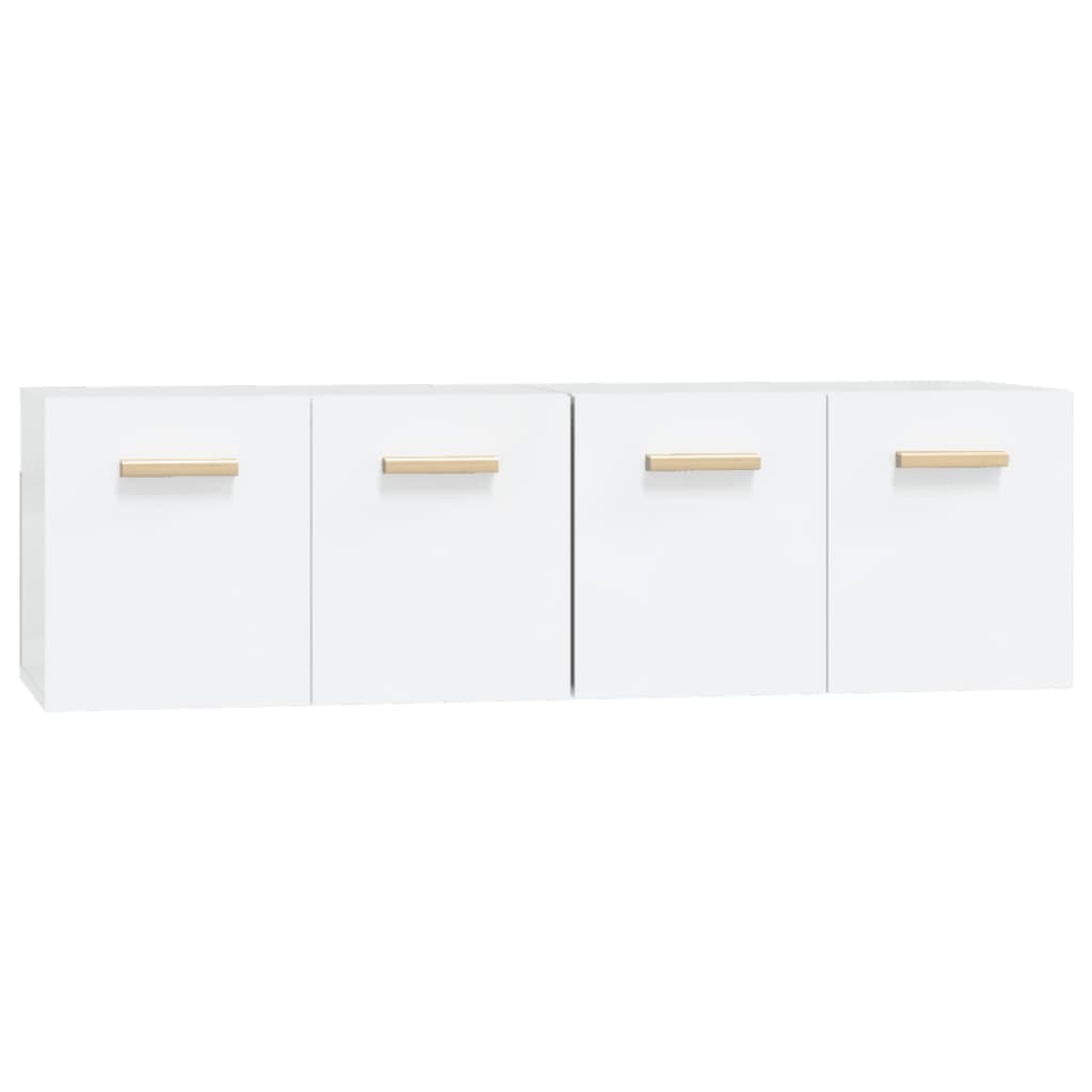 Wall Cabinets 2 pcs White 60x36.5x35 cm Engineered Wood