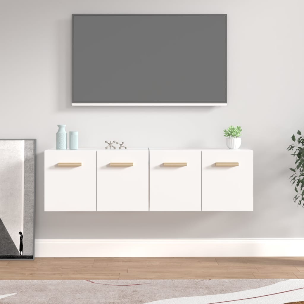 Wall Cabinets 2 pcs White 60x36.5x35 cm Engineered Wood