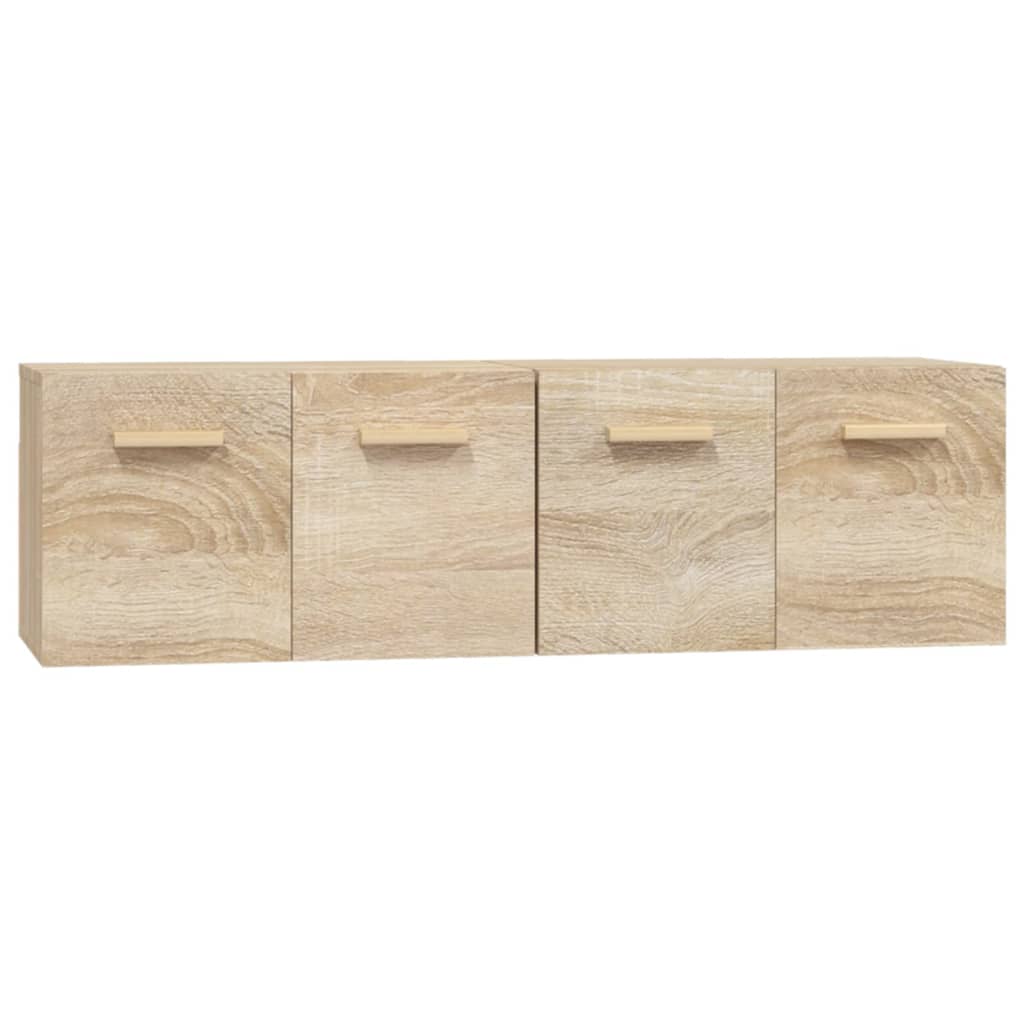 Wall Cabinets 2 pcs Sonoma Oak 60x36.5x35 cm Engineered Wood