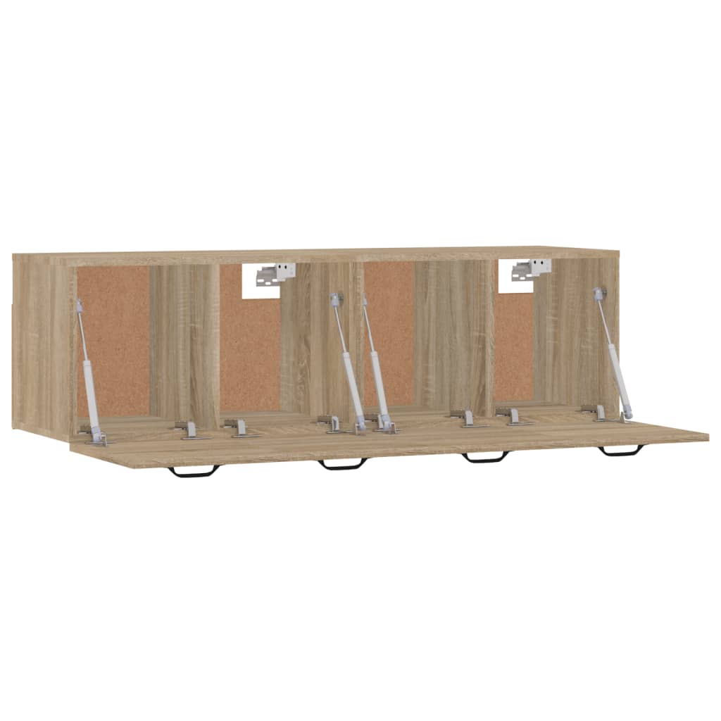 Wall Cabinets 2 pcs Sonoma Oak 80x35x36.5 cm Engineered Wood