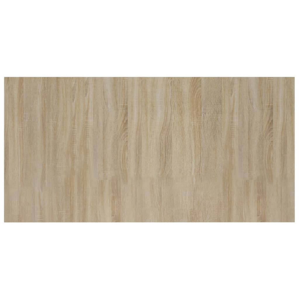 Bed Headboard with Cabinets Sonoma Oak Engineered Wood