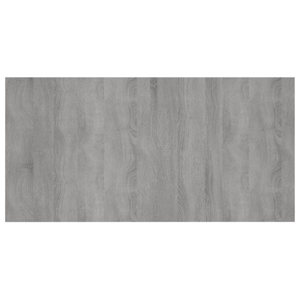 Bed Headboard with Cabinets Grey Sonoma Engineered Wood