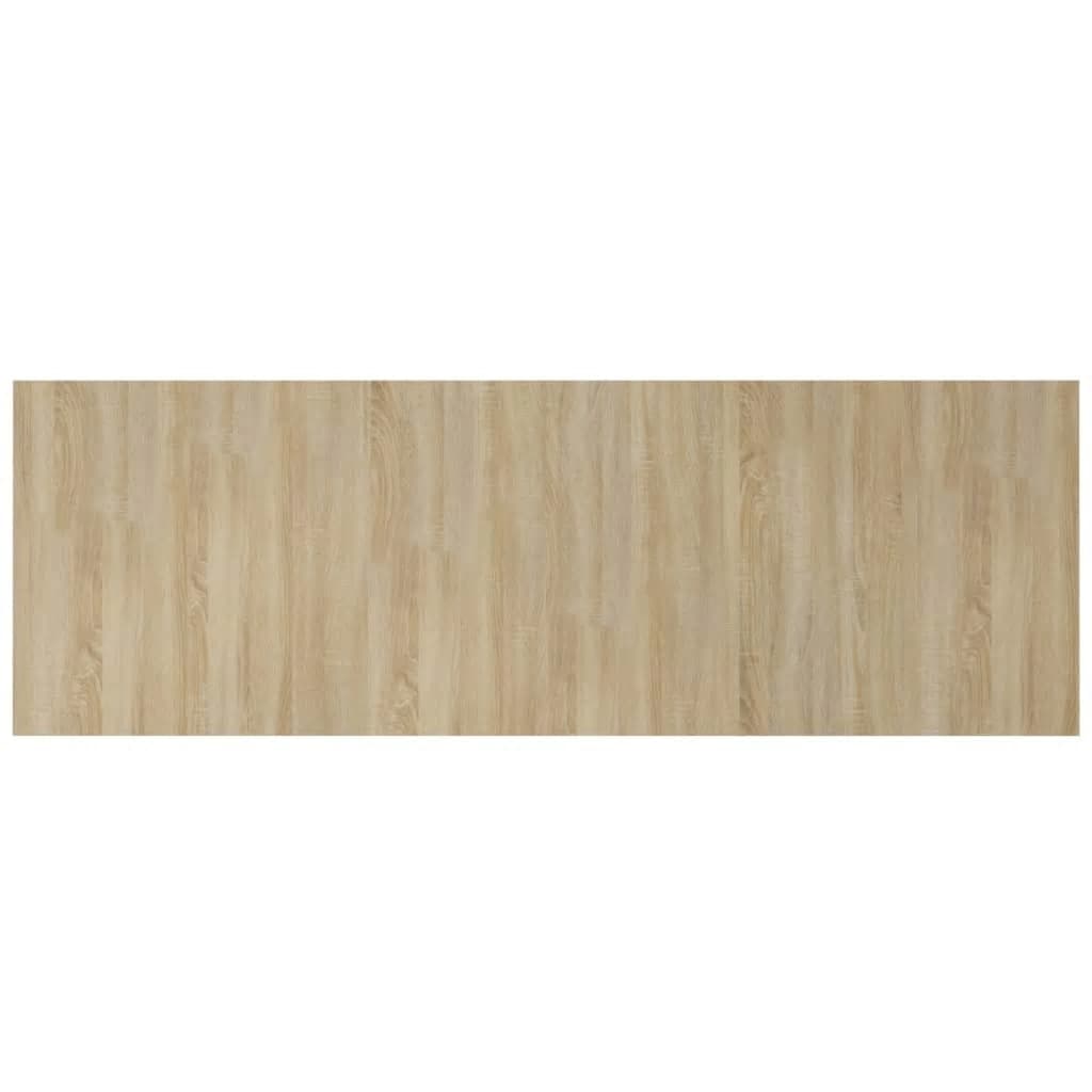 Bed Headboard with Cabinets Sonoma Oak Engineered Wood