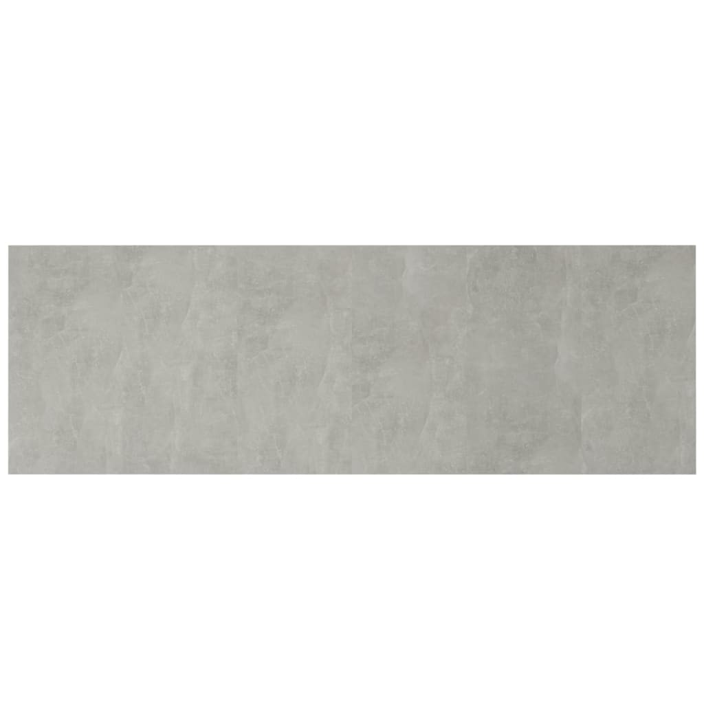 Bed Headboard with Cabinets Concrete Grey Engineered Wood
