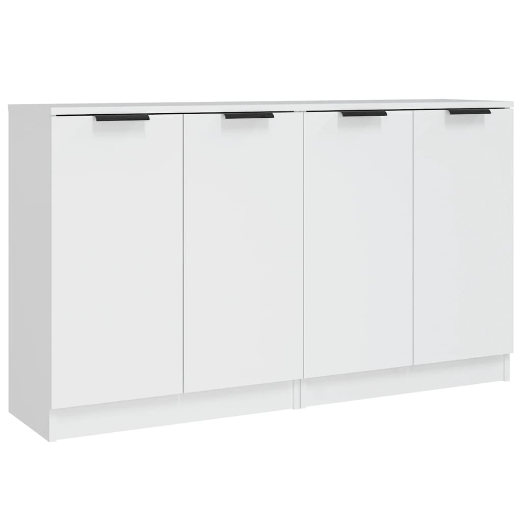 vidaXL Sideboards 2 pcs White 60x30x70 cm Engineered Wood