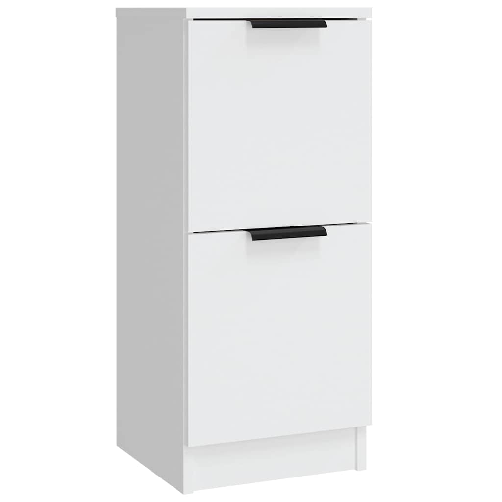 Sideboards 3 pcs White Engineered Wood