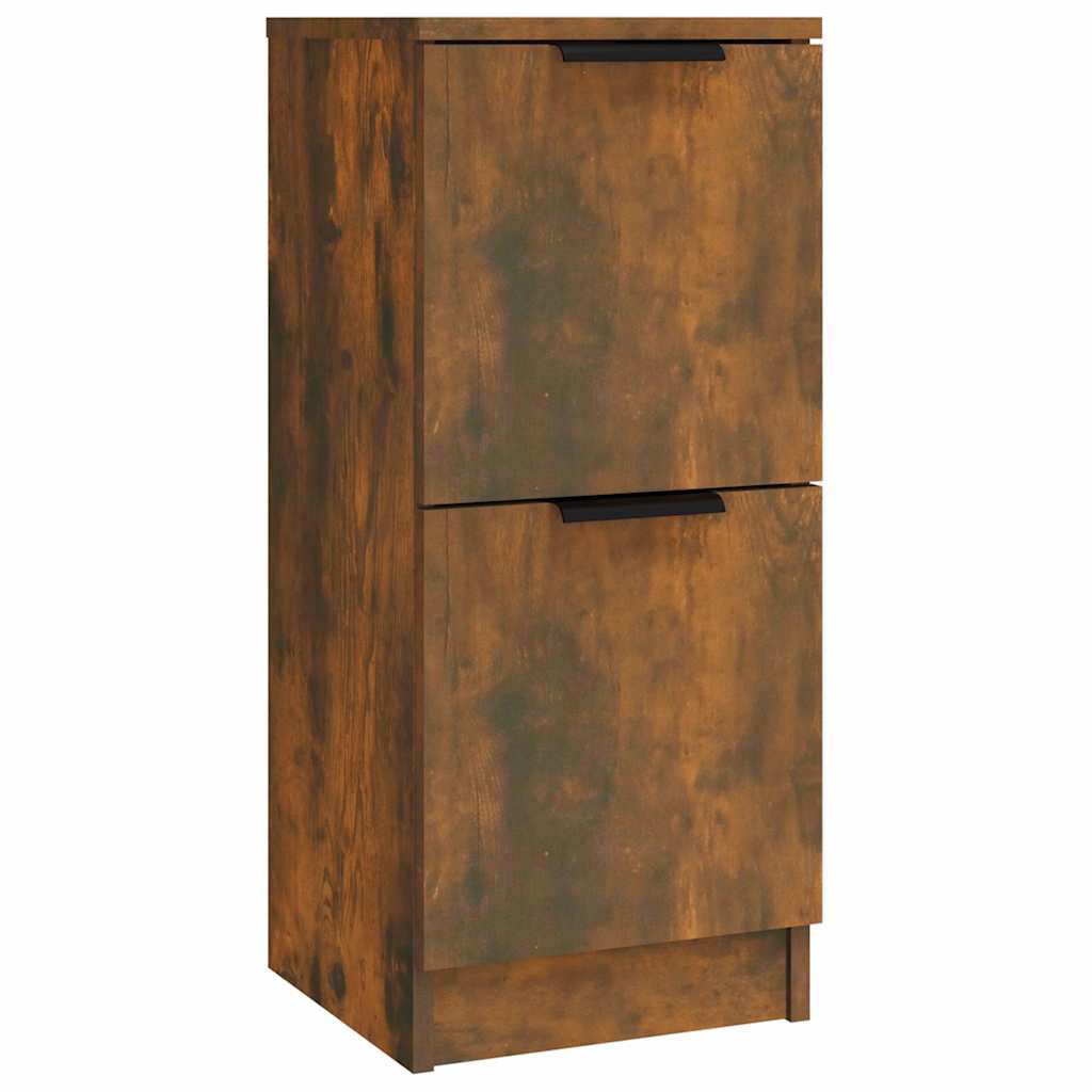Sideboards 3 pcs Smoked Oak Engineered Wood
