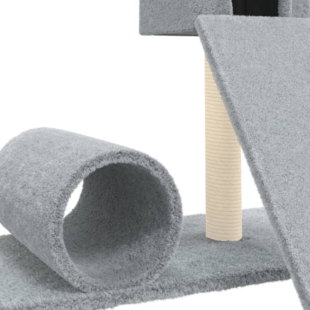 Cat Tree with Sisal Scratching Post Light Grey 59 cm