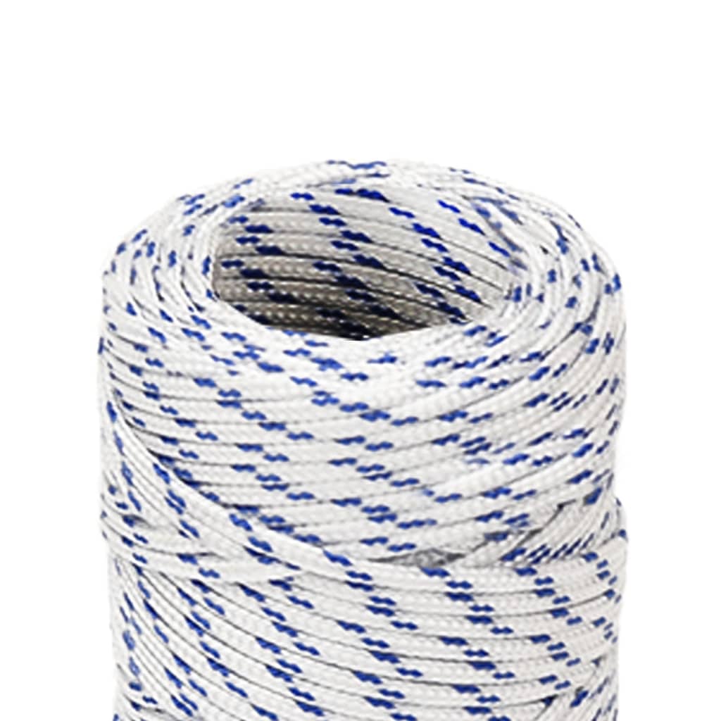 vidaXL Boat Rope White 2 mm 50 m Polypropylene