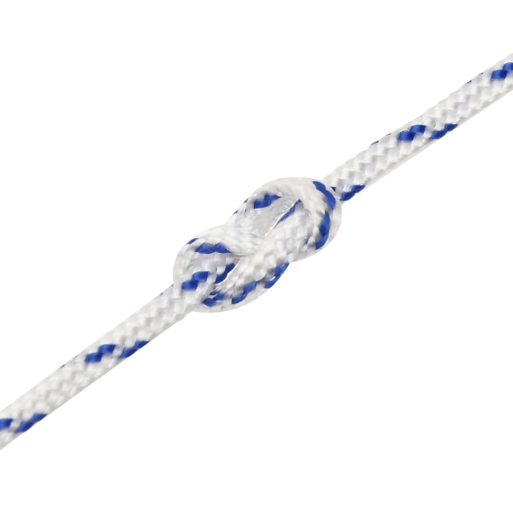 vidaXL Boat Rope White 2 mm 50 m Polypropylene