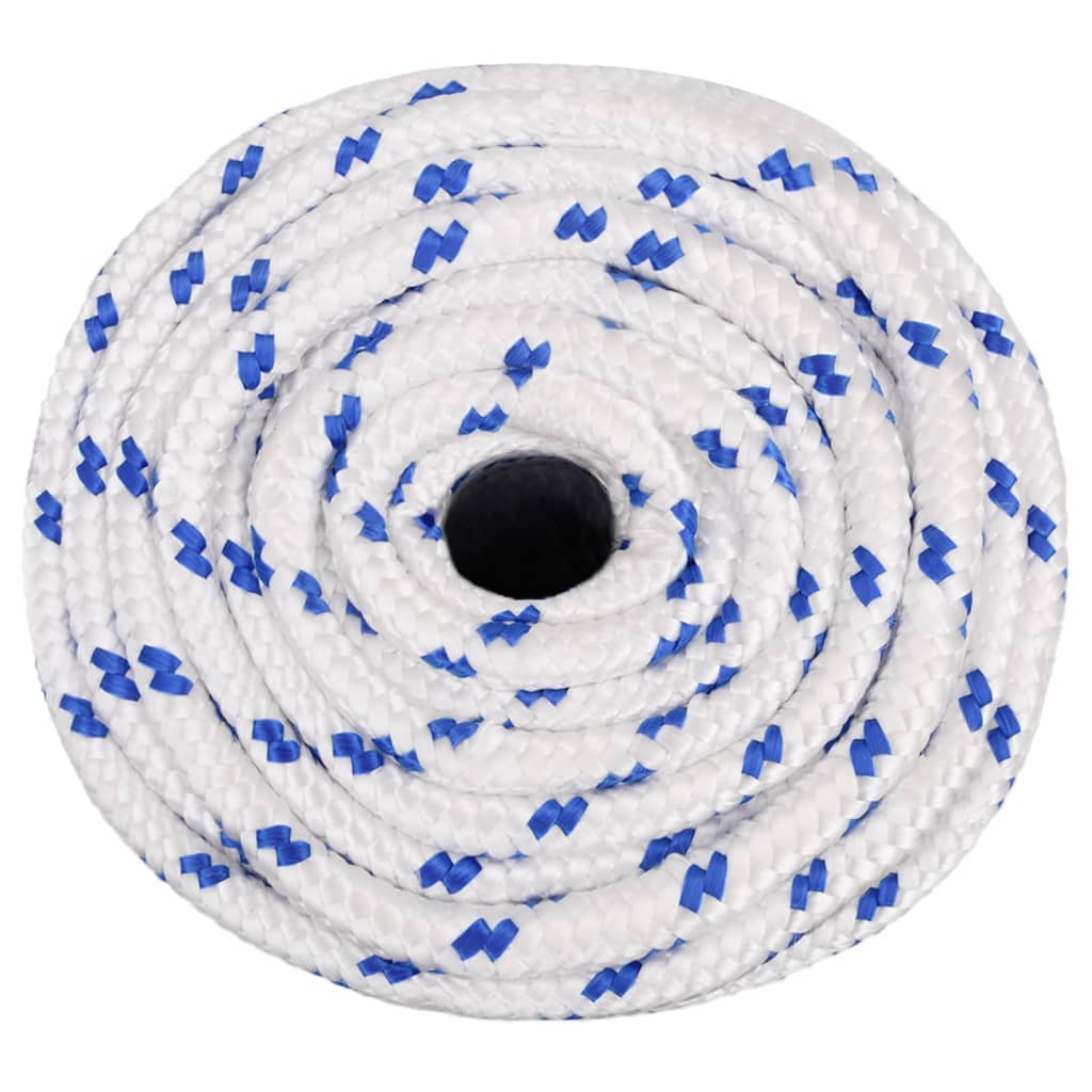 vidaXL Boat Rope White 18 mm 25 m Polypropylene