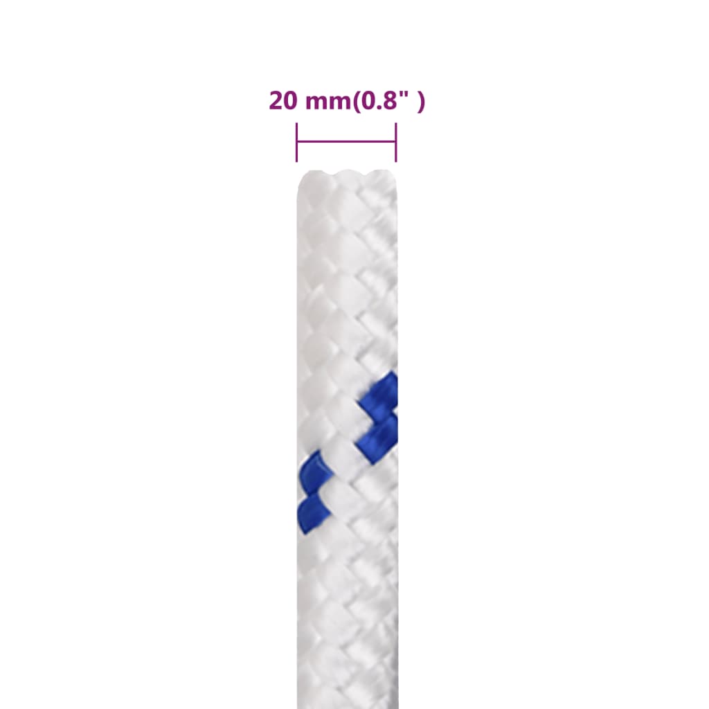 Boat Rope White 20 mm 25 m Polypropylene