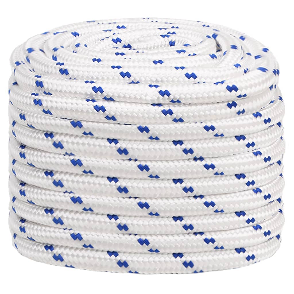 vidaXL Boat Rope White 20 mm 100 m Polypropylene