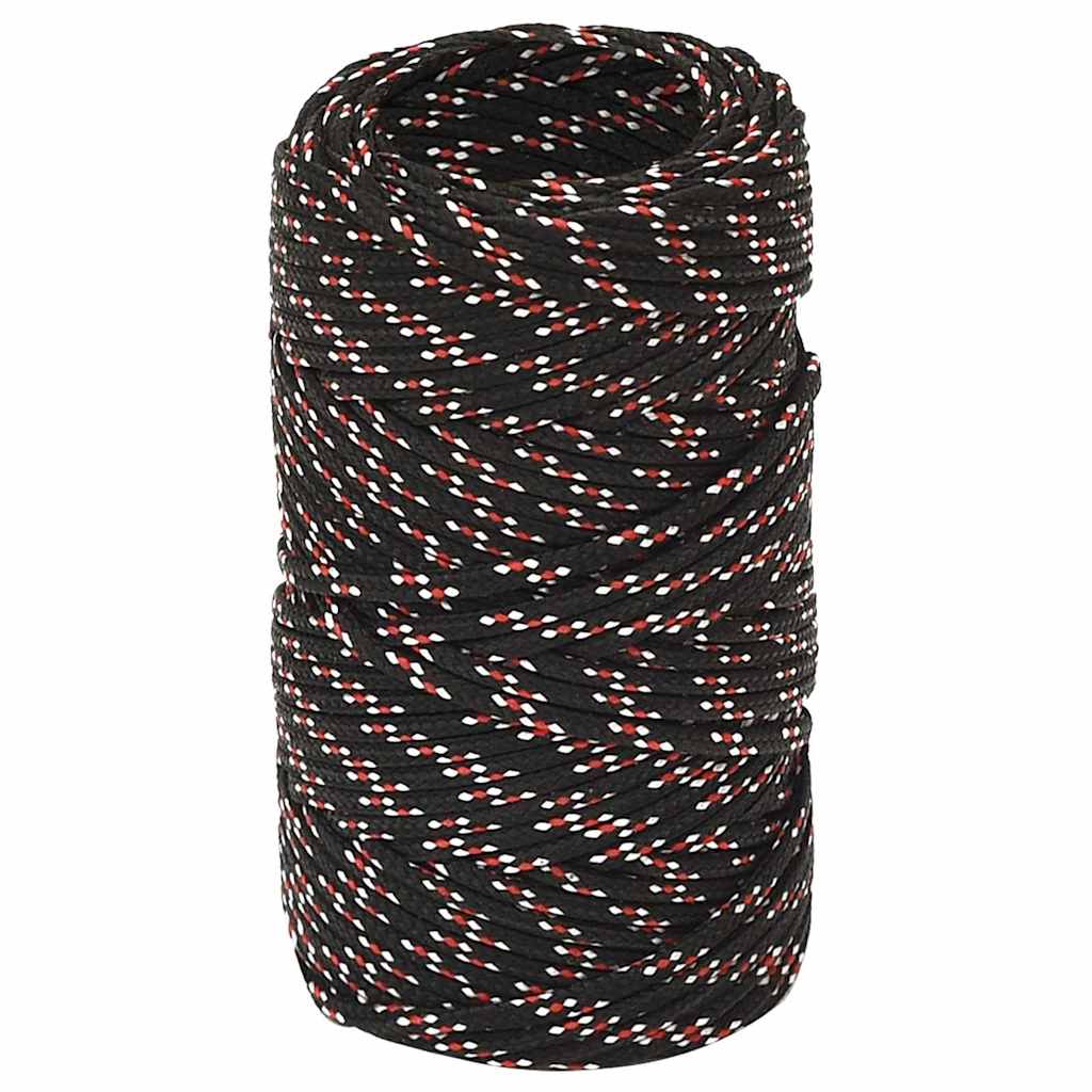 Boat Rope Black 2 mm 500 m Polypropylene