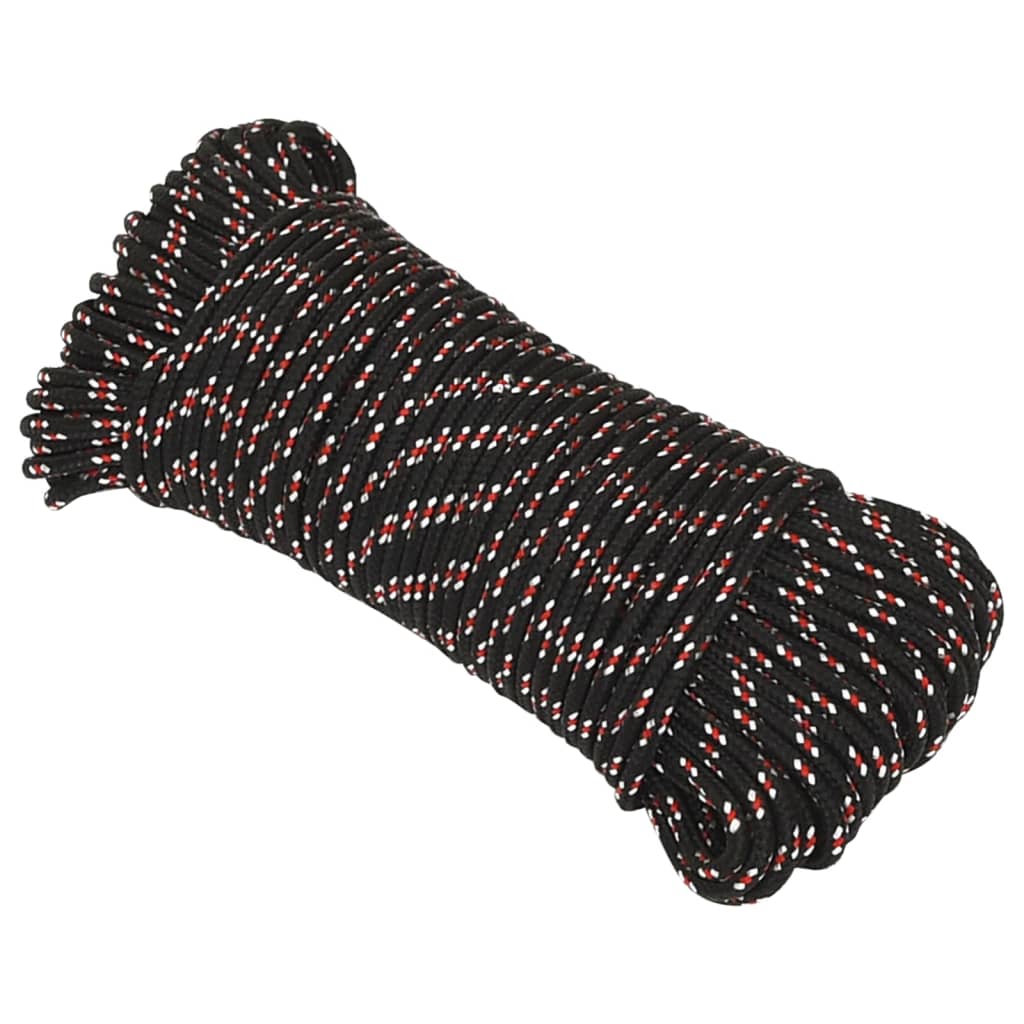Boat Rope Black 4 mm 250 m Polypropylene