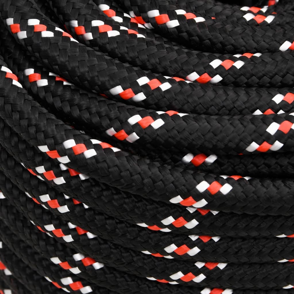 Boat Rope Black 16 mm 25 m Polypropylene