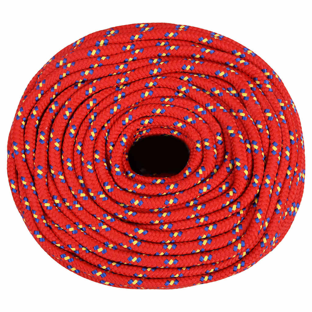Boat Rope Red 10 mm 500 m Polypropylene