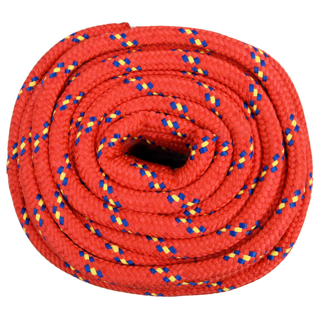 vidaXL Boat Rope Red 16 mm 100 m Polypropylene