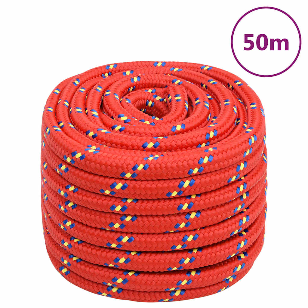 Boat Rope Red 20 mm 50 m Polypropylene