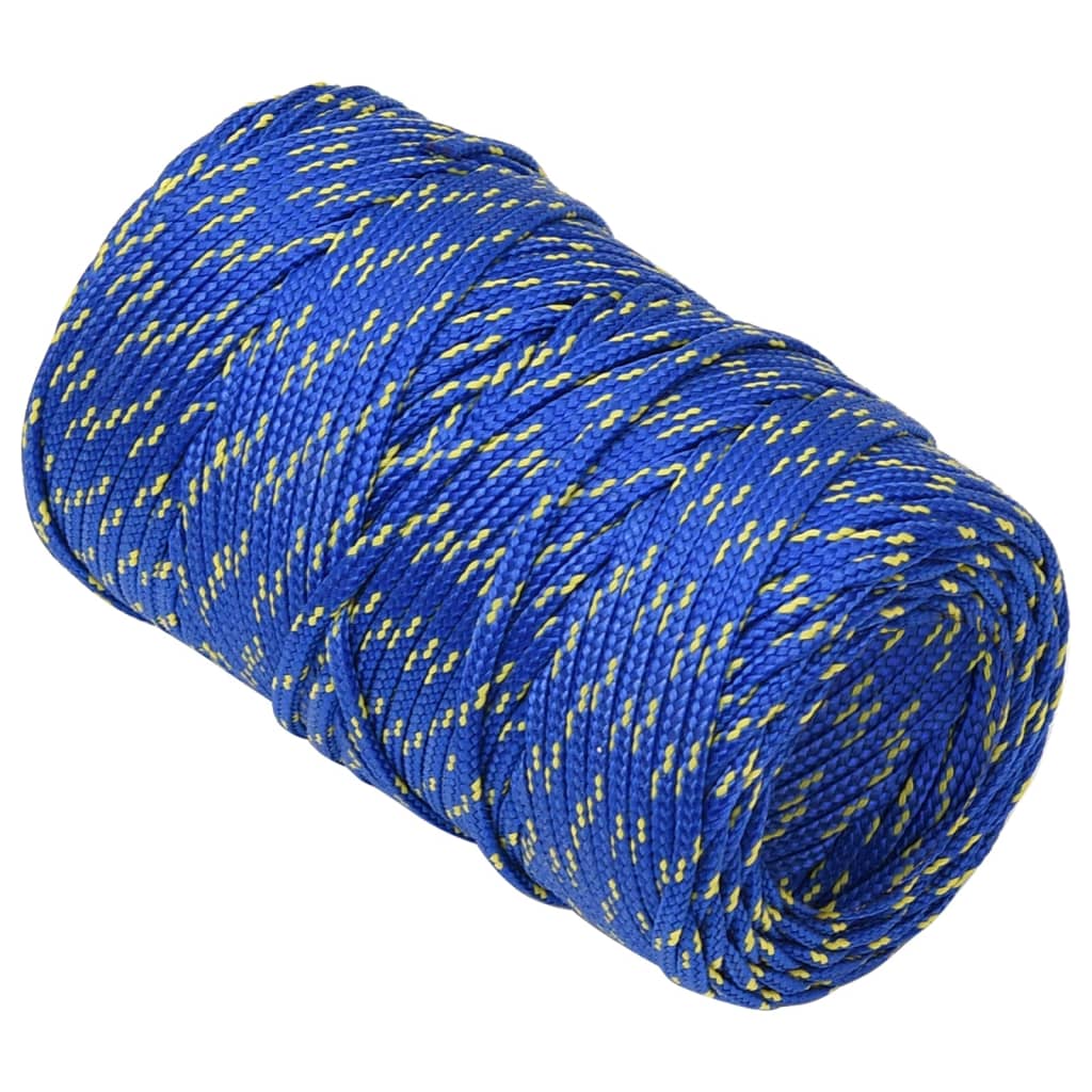 vidaXL Boat Rope Blue 2 mm 500 m Polypropylene