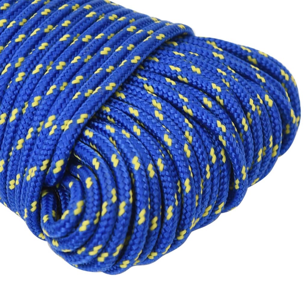 vidaXL Boat Rope Blue 3 mm 25 m Polypropylene