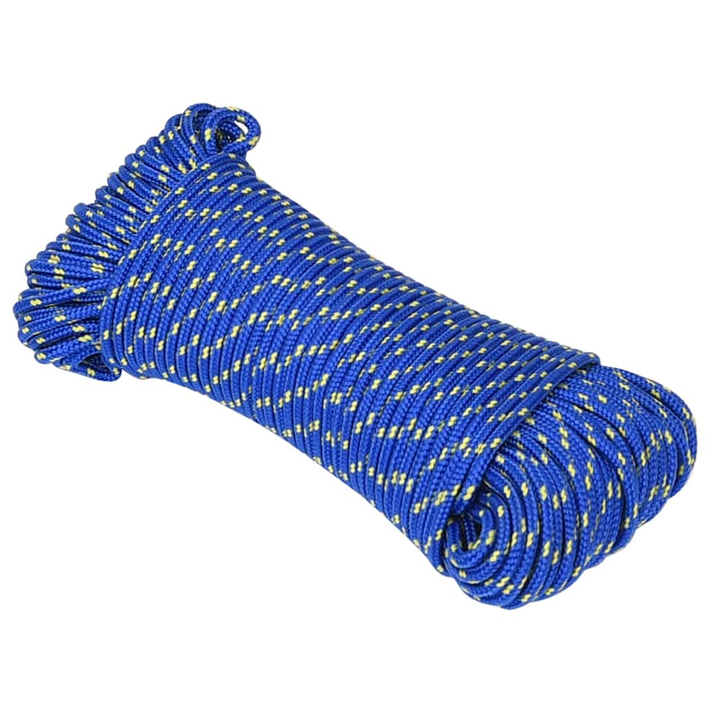 Boat Rope Blue 4 mm 500 m Polypropylene