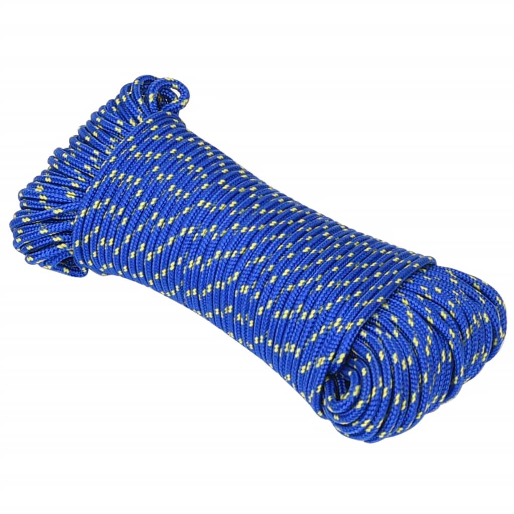 vidaXL Boat Rope Blue 5 mm 25 m Polypropylene