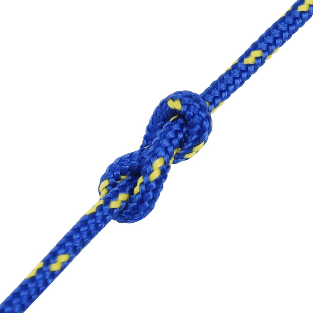 vidaXL Boat Rope Blue 5 mm 25 m Polypropylene