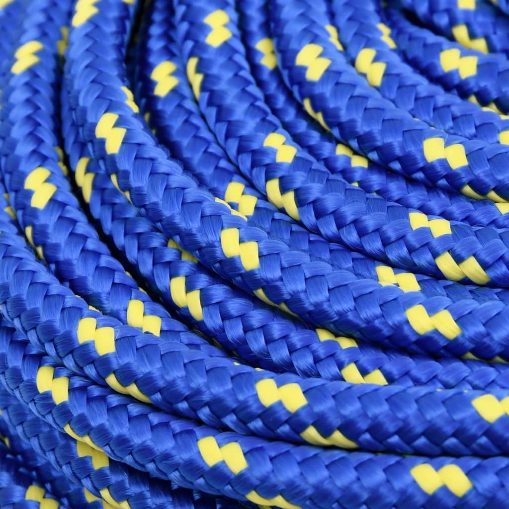 vidaXL Boat Rope Blue 6 mm 50 m Polypropylene