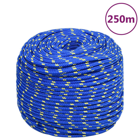 vidaXL Boat Rope Blue 6 mm 250 m Polypropylene