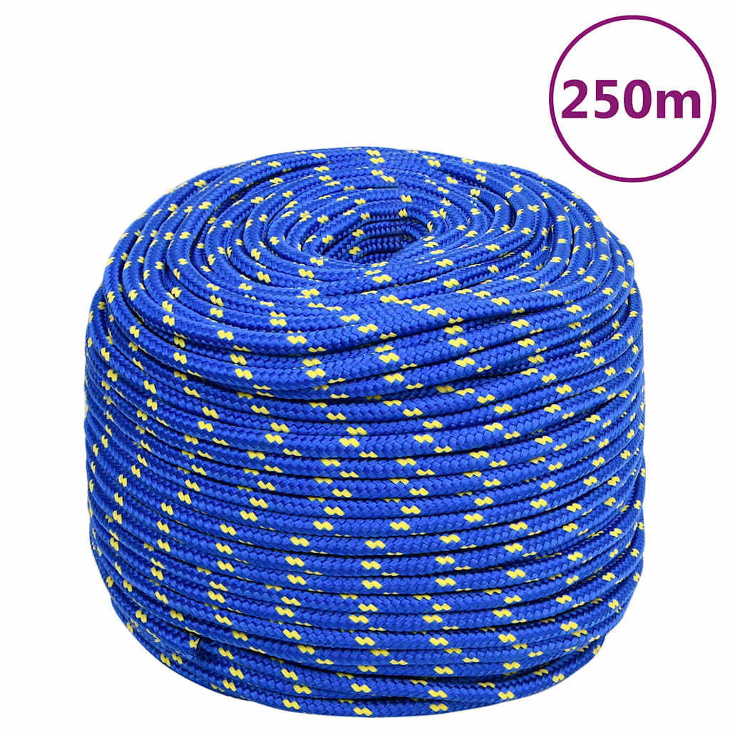Boat Rope Blue 8 mm 250 m Polypropylene