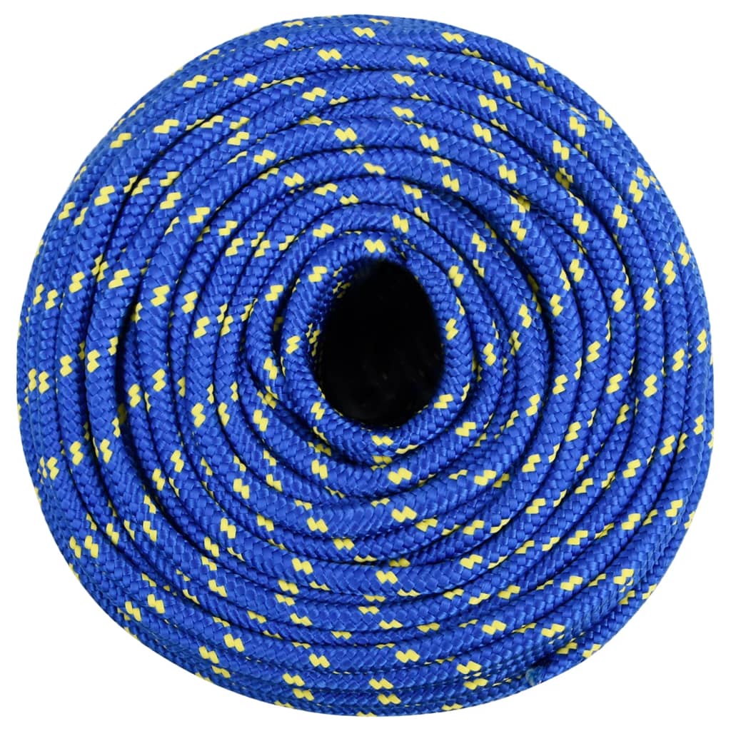 vidaXL Boat Rope Blue 8 mm 250 m Polypropylene