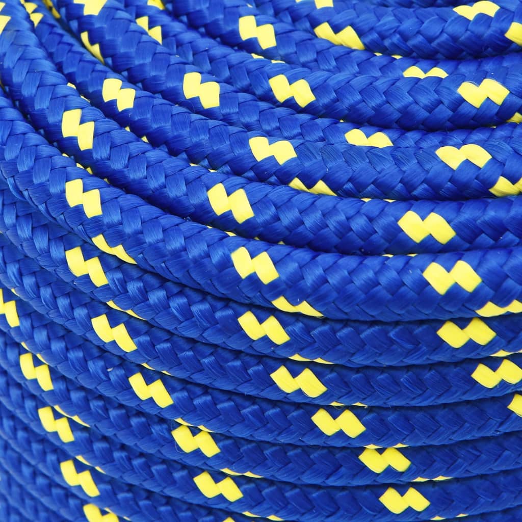 vidaXL Boat Rope Blue 12 mm 25 m Polypropylene