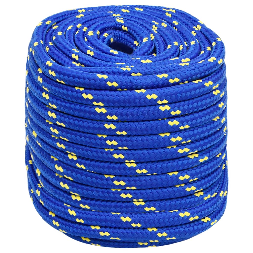 vidaXL Boat Rope Blue 16 mm 25 m Polypropylene