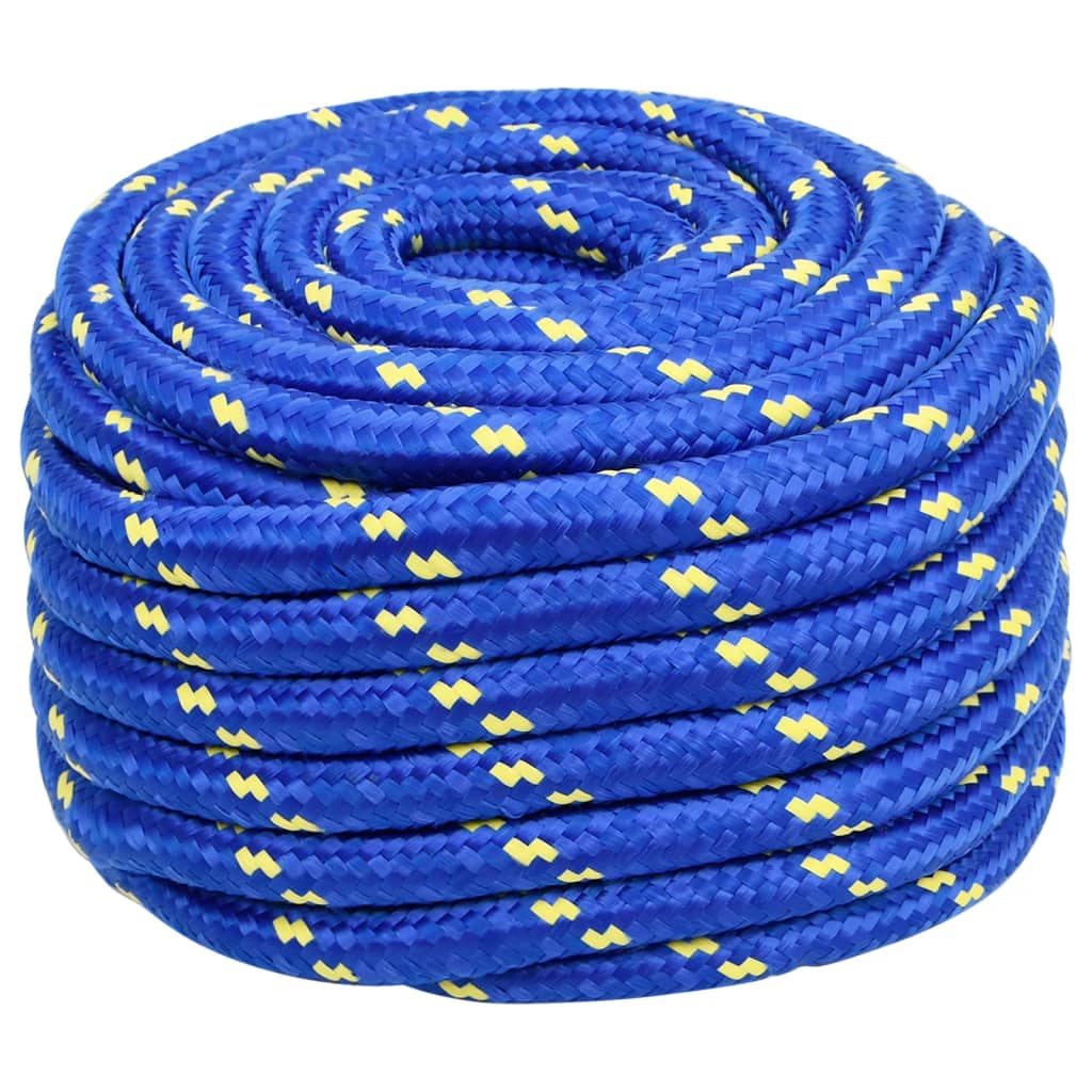 vidaXL Boat Rope Blue 20 mm 50 m Polypropylene