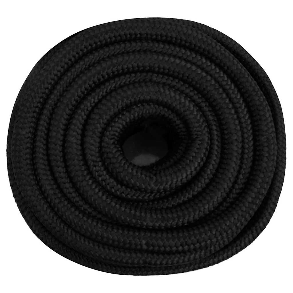 Boat Rope Full Black 20 mm 25 m Polypropylene