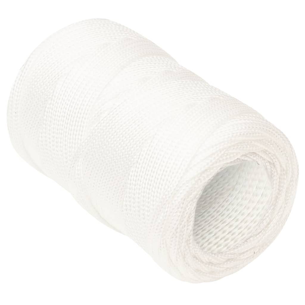 vidaXL Boat Rope Full White 2 mm 100 m Polypropylene