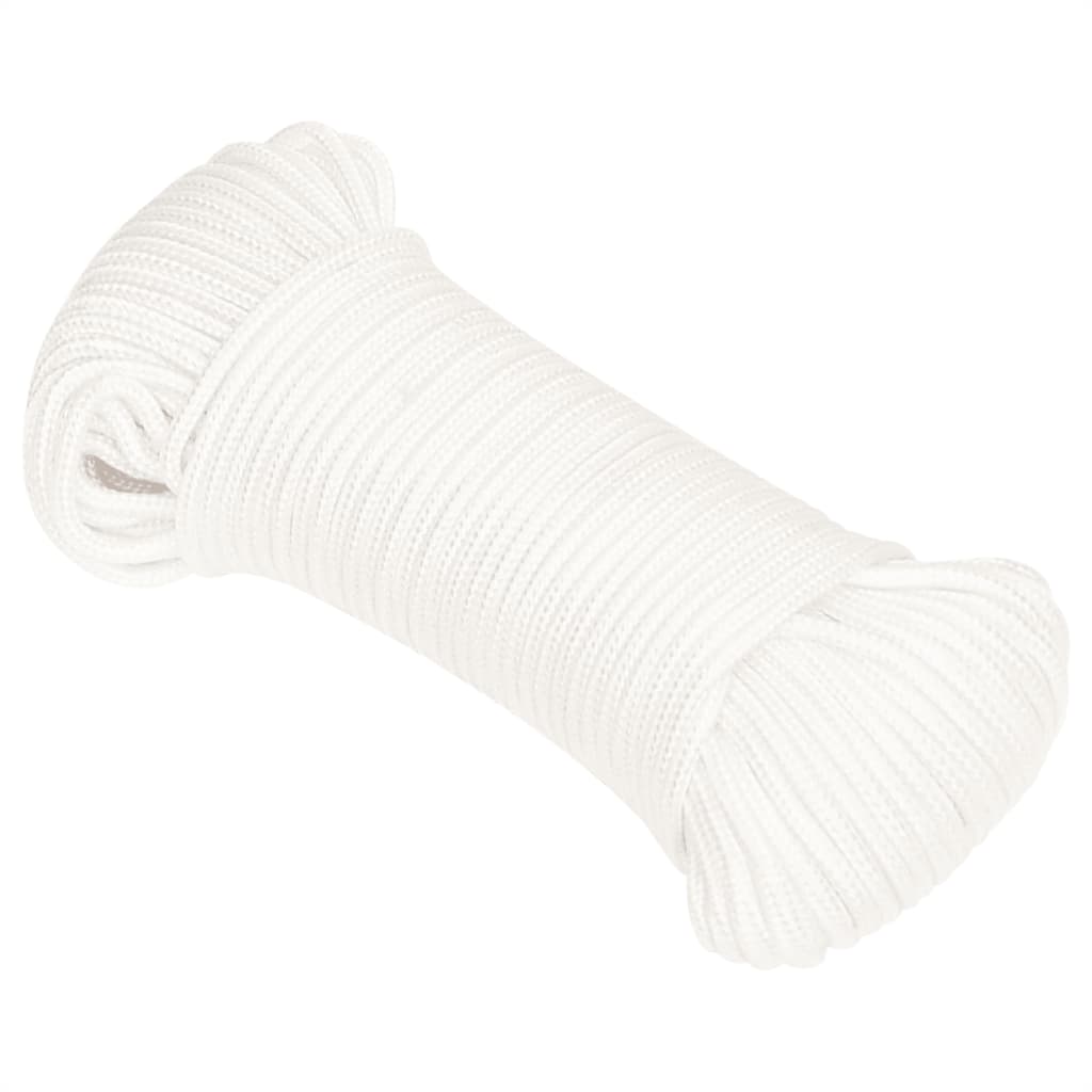 Boat Rope Full White 5 mm 500 m Polypropylene