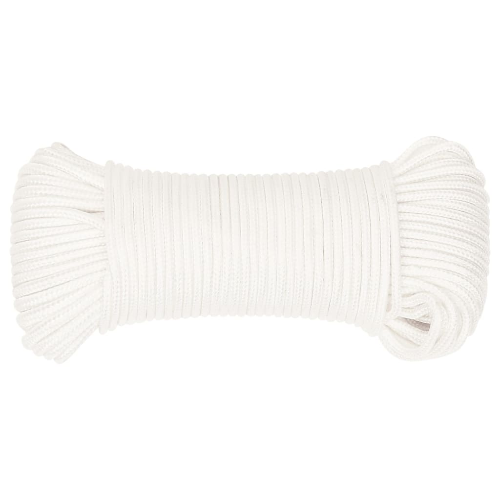 Boat Rope Full White 5 mm 500 m Polypropylene