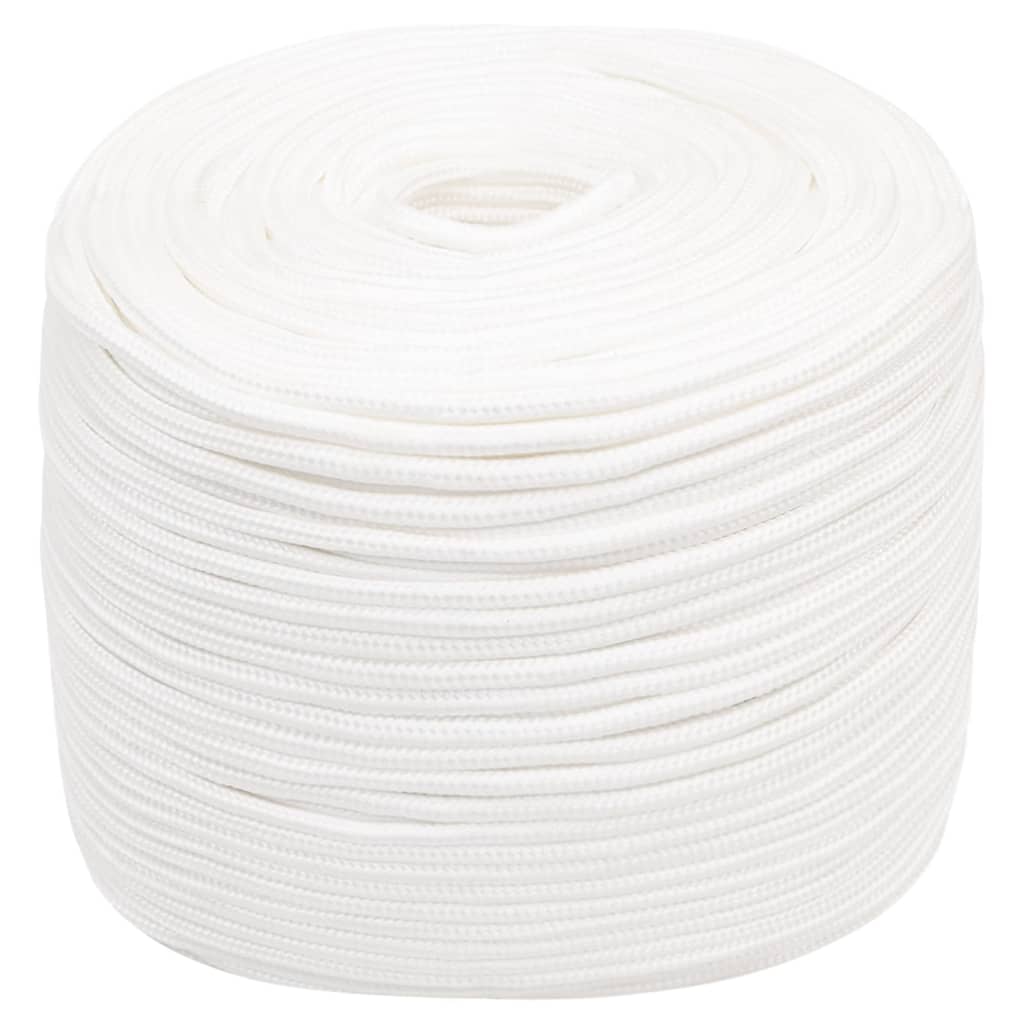 Boat Rope Full White 8 mm 50 m Polypropylene