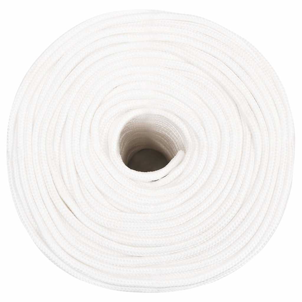 Boat Rope Full White 10 mm 250 m Polypropylene
