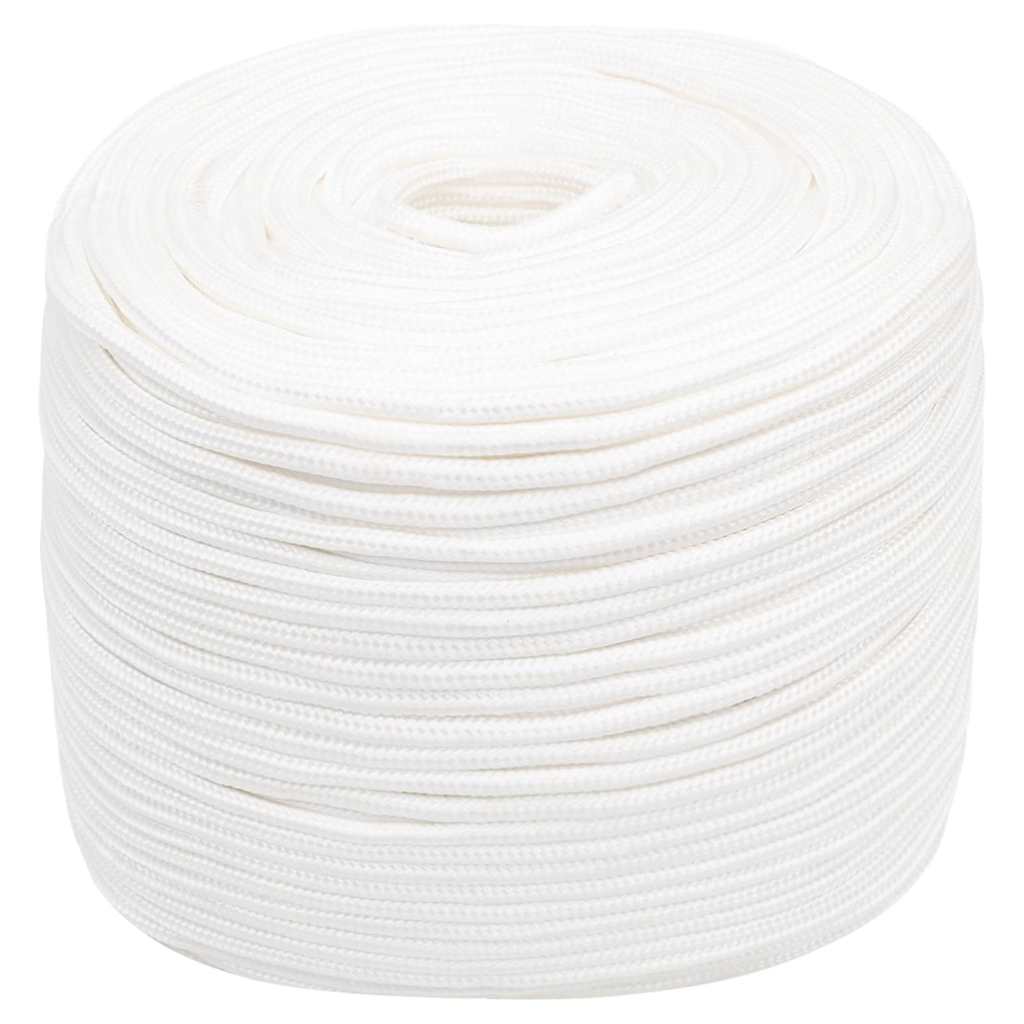 Boat Rope Full White 10 mm 500 m Polypropylene