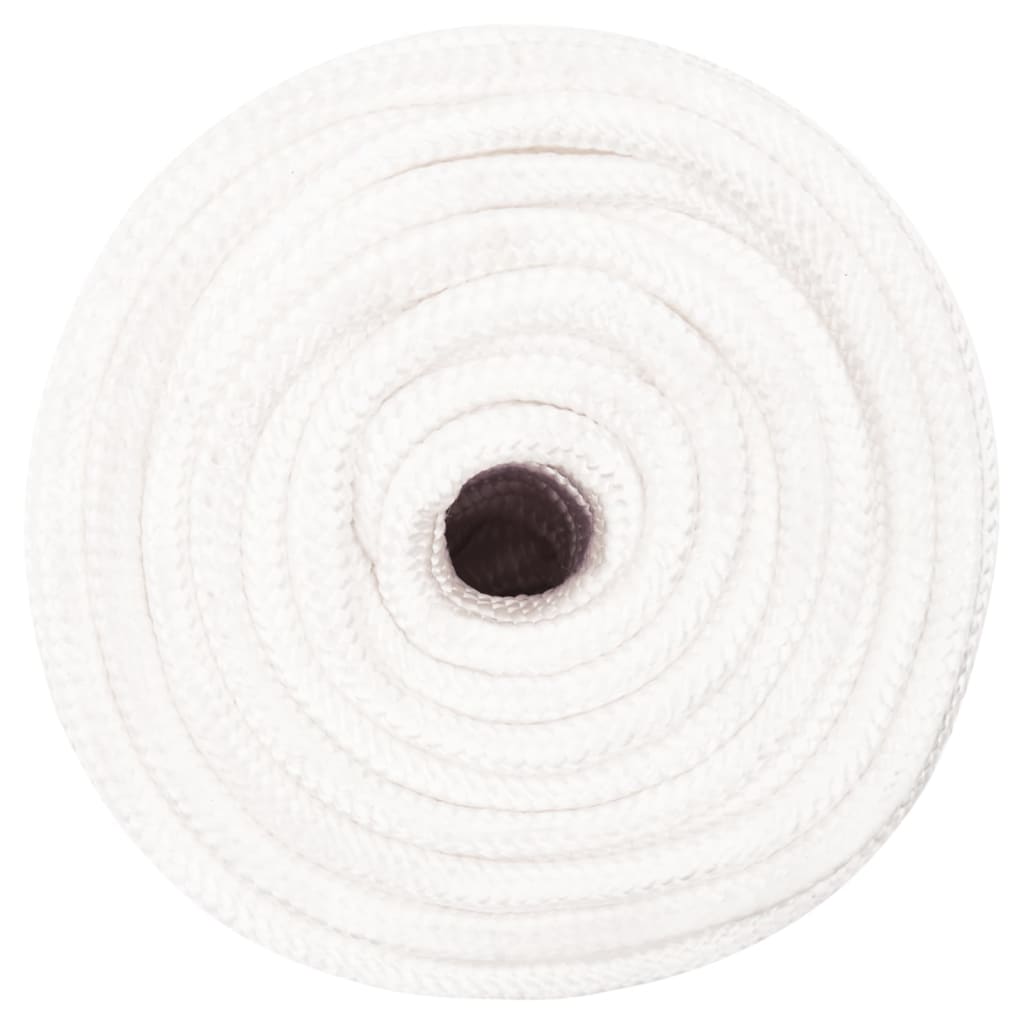 vidaXL Boat Rope Full White 12 mm 25 m Polypropylene