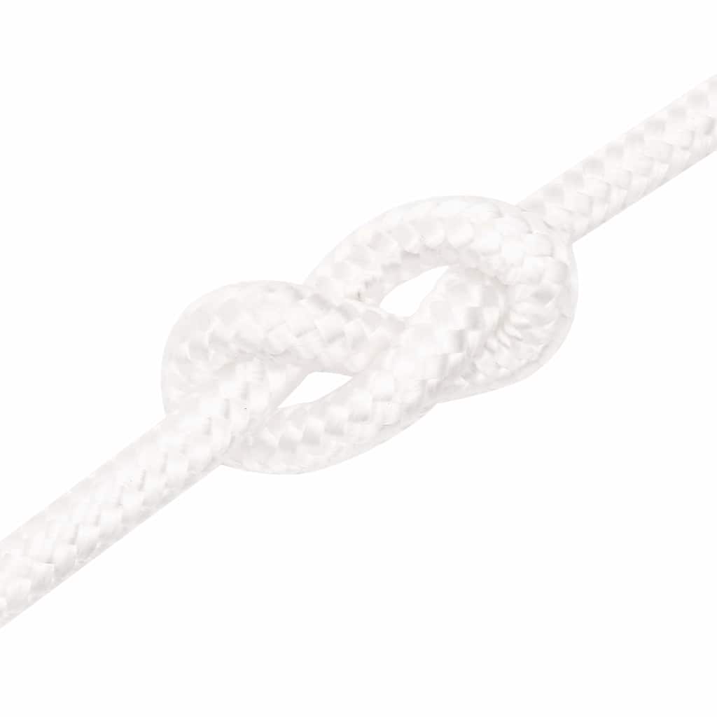 Boat Rope Full White 12 mm 25 m Polypropylene