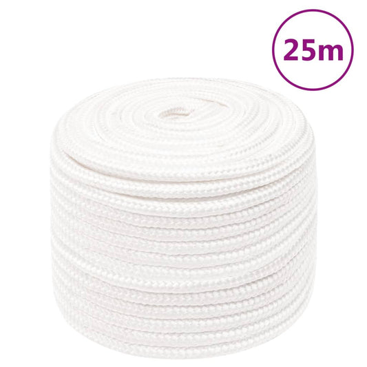 Boat Rope Full White 14 mm 25 m Polypropylene